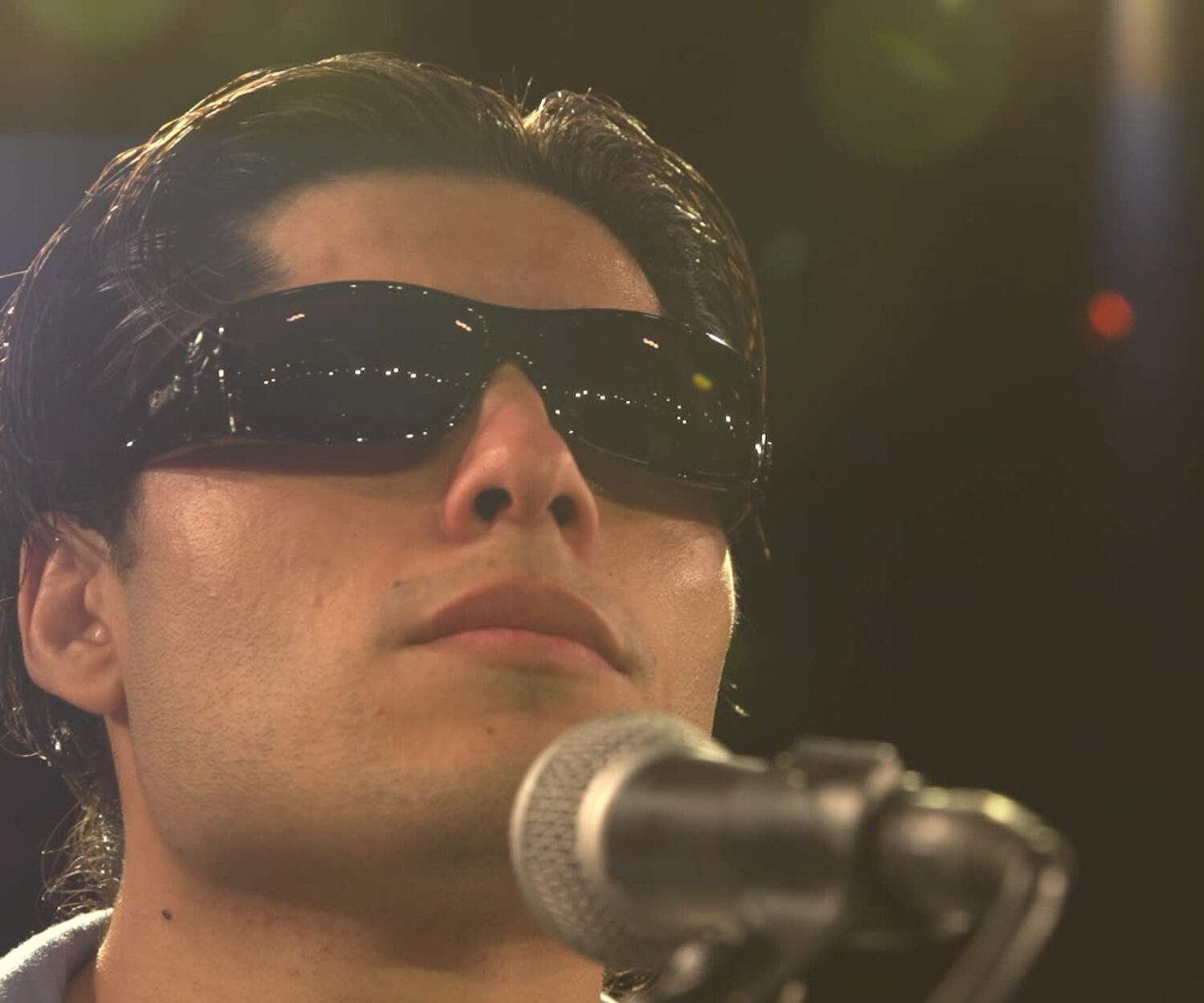 Peter Mendoza appears in “Oedipus El Rey” captured at the Kirk Douglas Theatre and presented on Center Theatre Group’s Digital Stage. Image courtesy of Center Theatre Group.